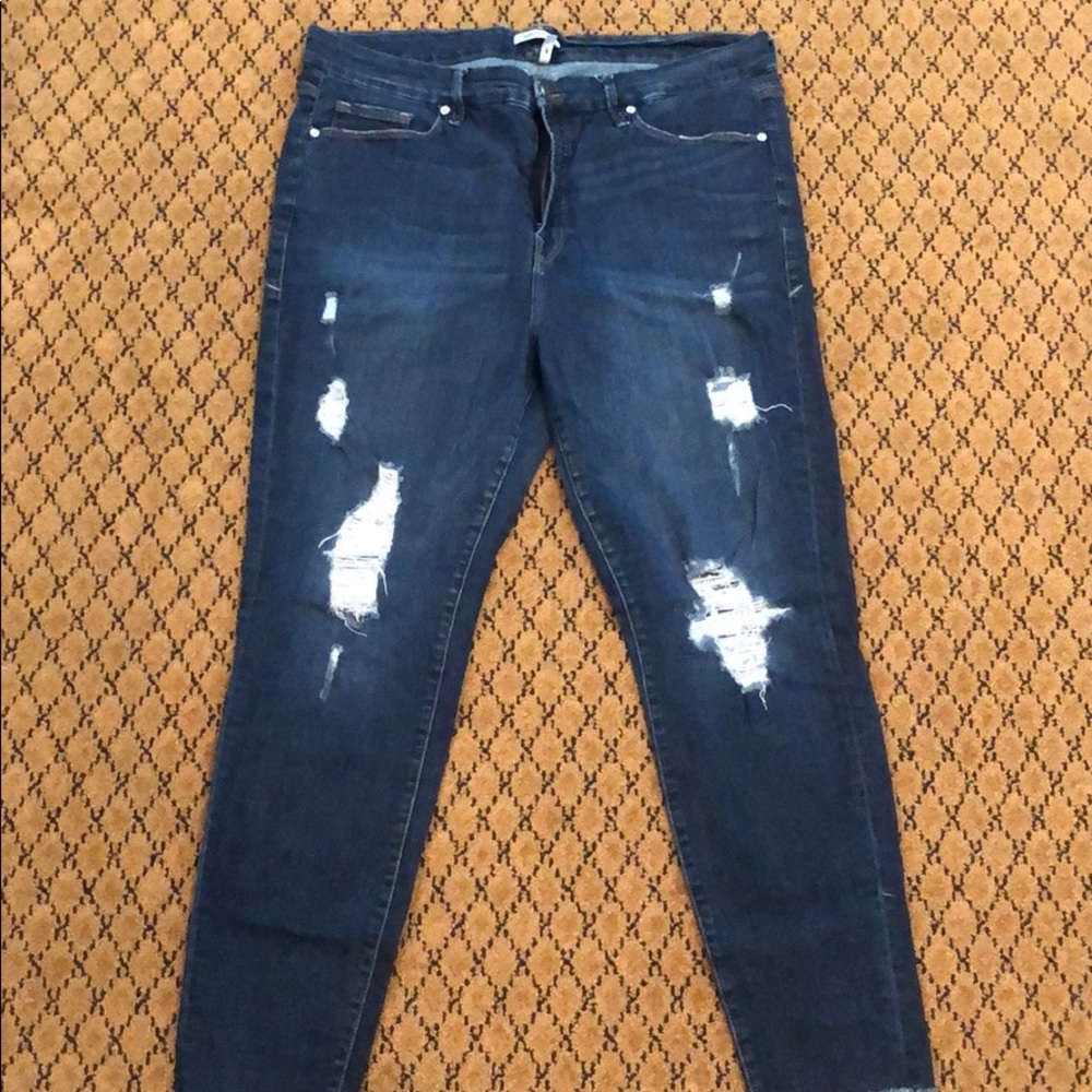 Good American Distressed Jeans